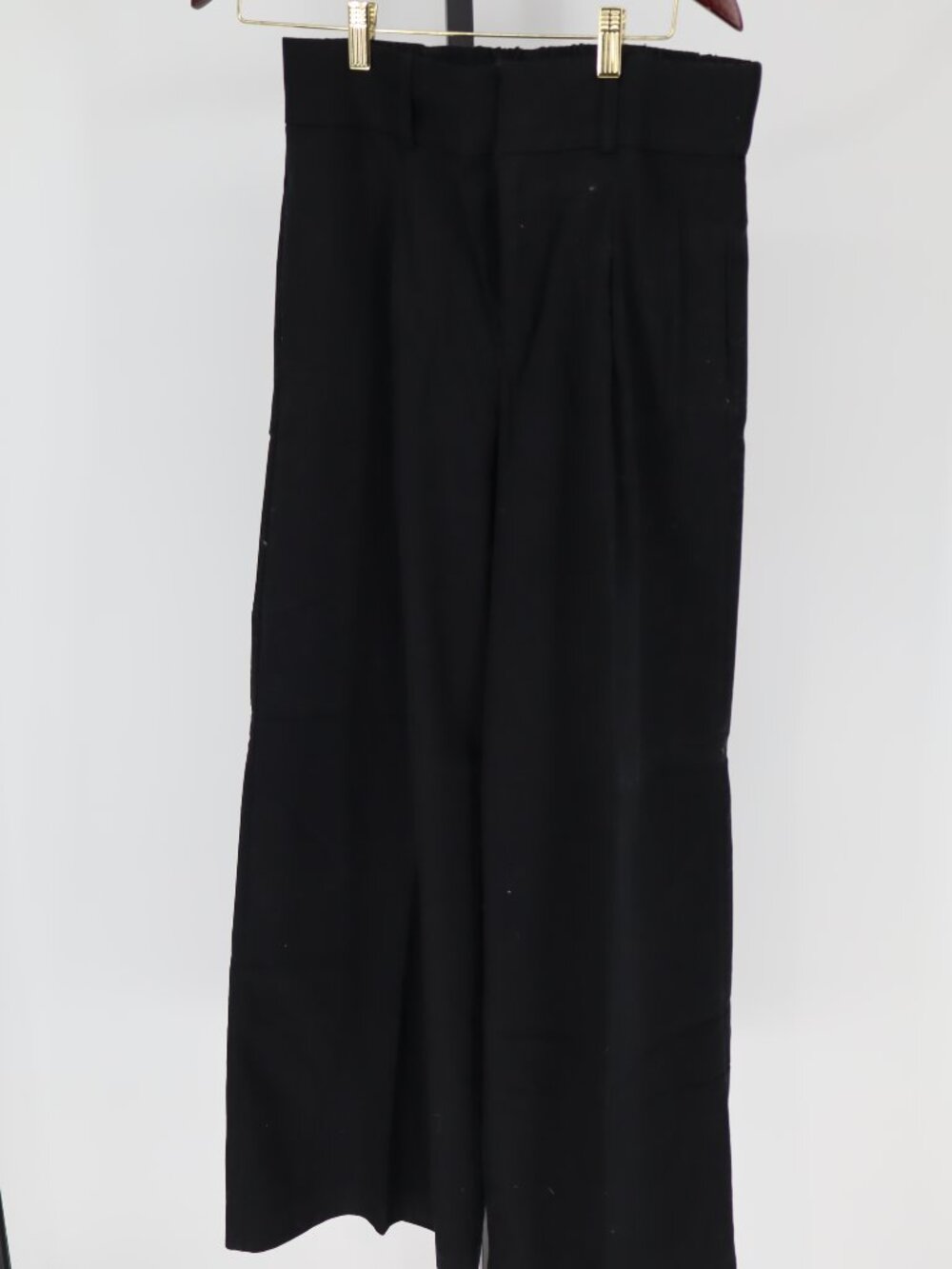 Banana Republic, black pleated trousers wide-leg pants Size 4